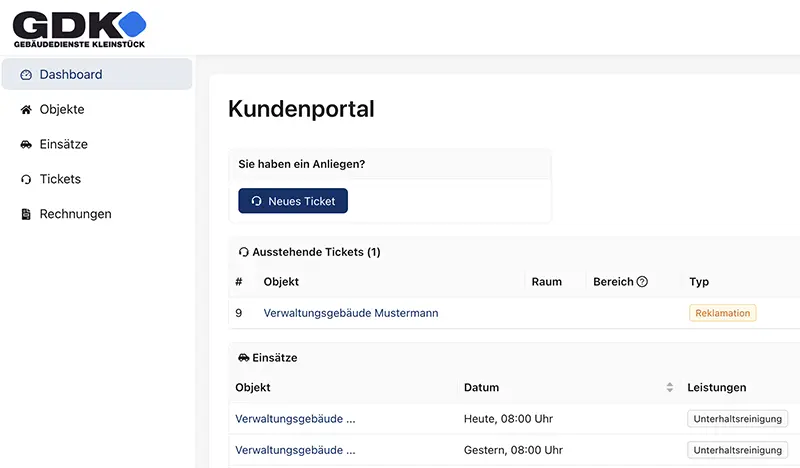Kundenportal